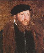 Hans holbein the younger, Man in a Black Cap
